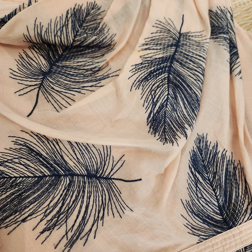 Byron Lars Feather Print Top - Picture 4 of 4